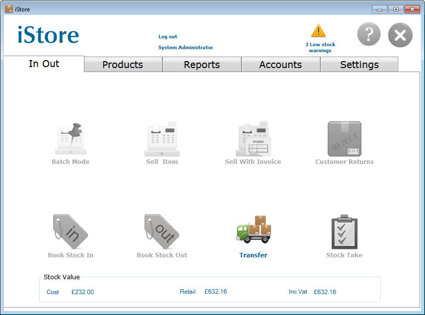 You are looking at the best inventory management software on  bar 